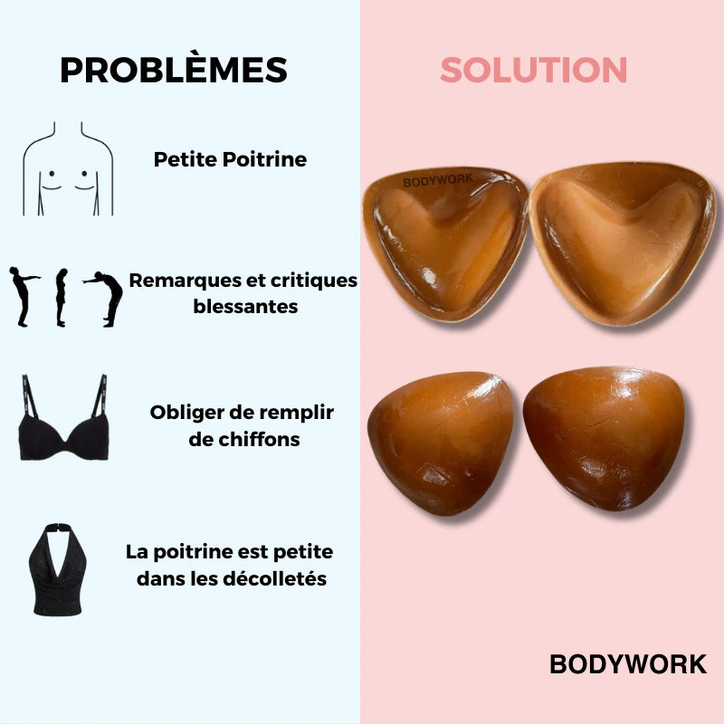 Coussinets Ultra Boost - Augmente la taille des seins en 5 secondes