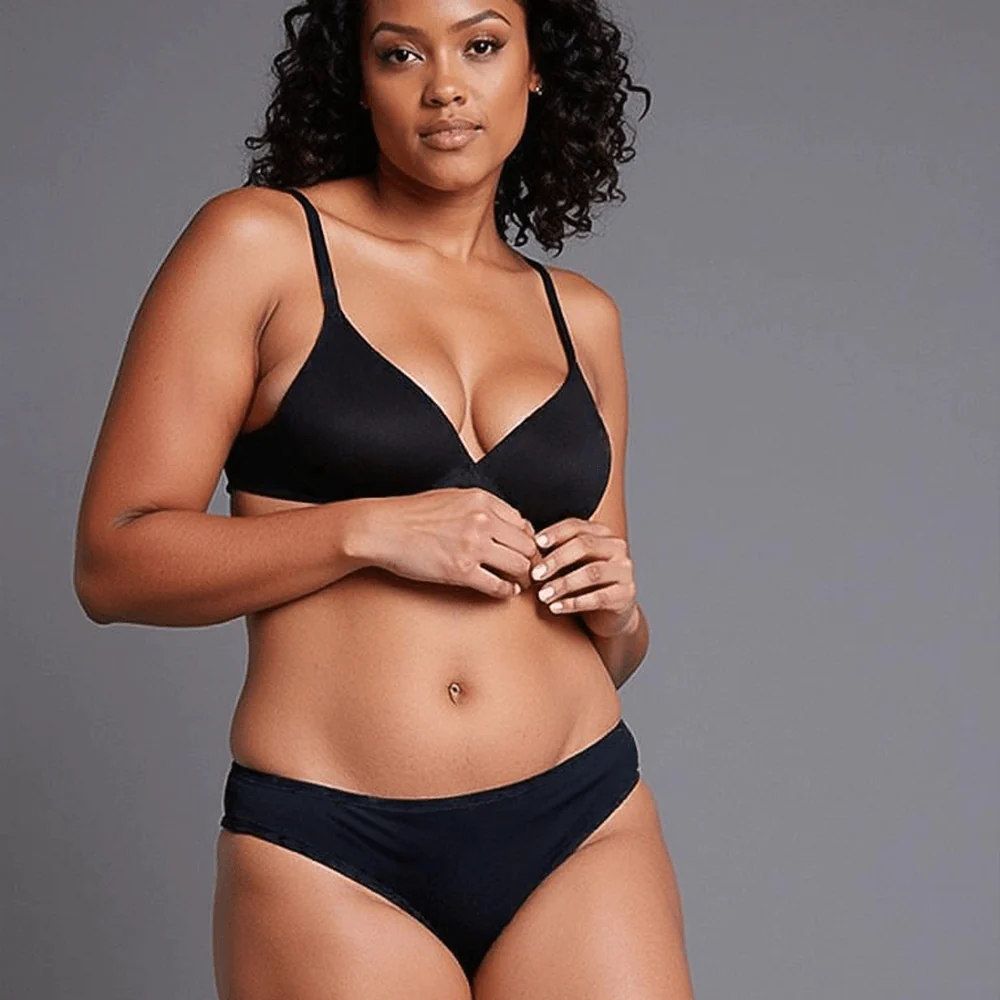 Meloy - Lot de 2 Culotte ultra-douce et respirante en fibre de bambou