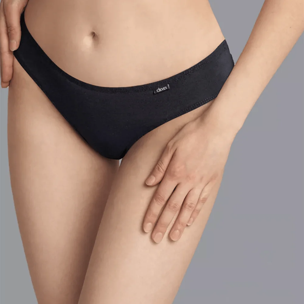 Meloy - Lot de 2 Culotte ultra-douce et respirante en fibre de bambou